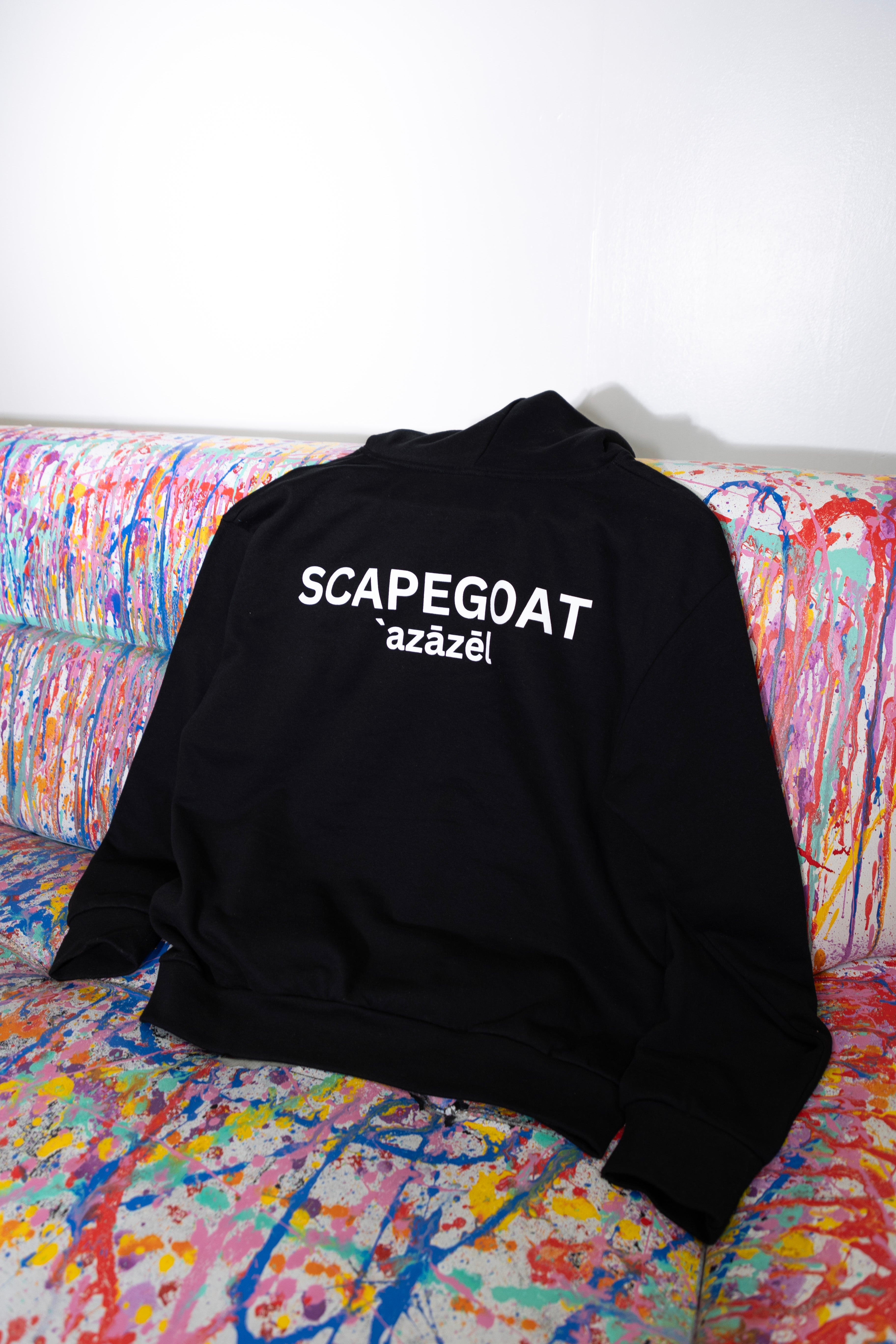 SCAPEGOAT AZAZEL HOODIE MIDNIGHT BLACK