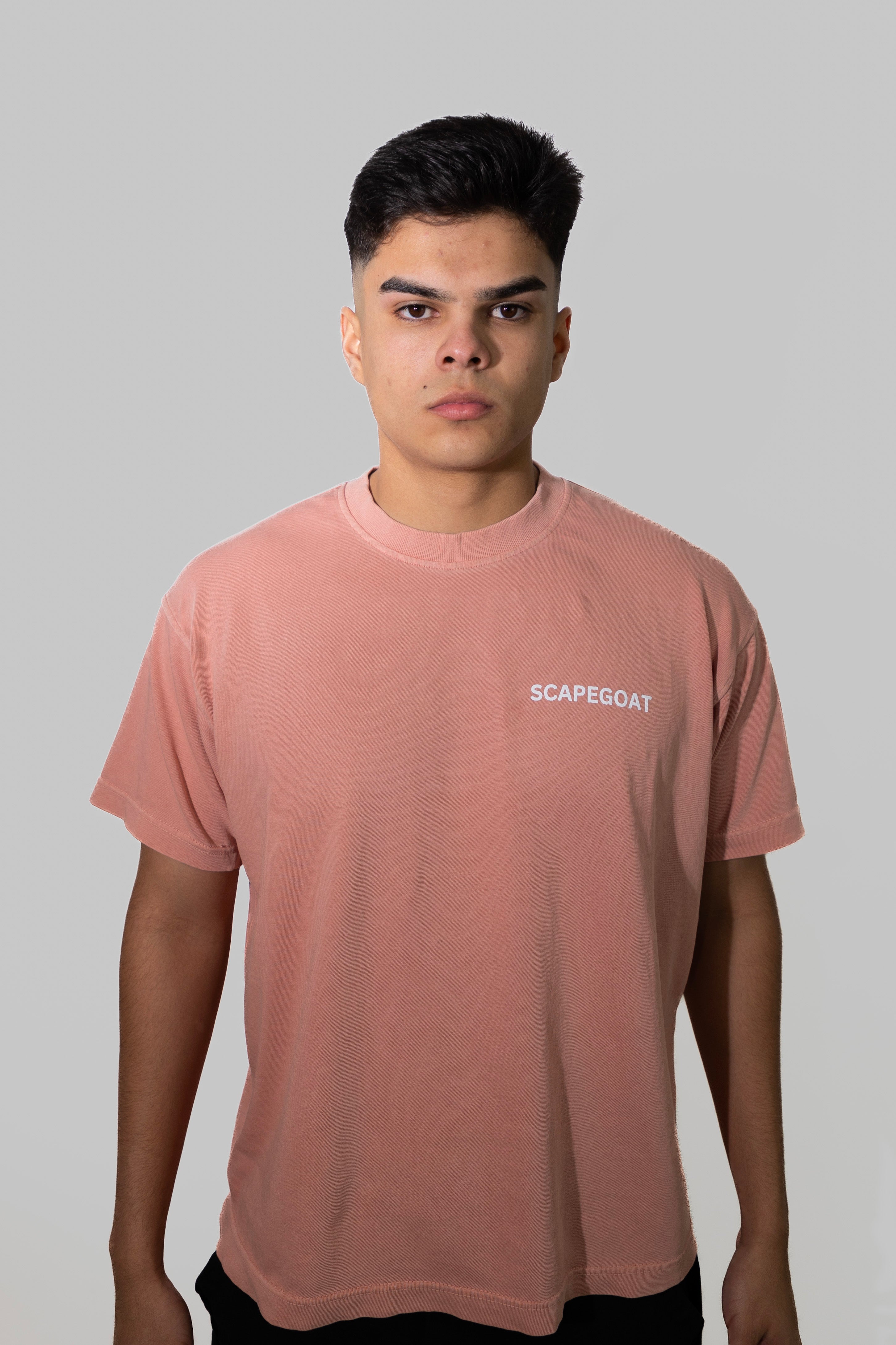 SCAPEGOAT HEAVYWEIGHT PINK TEE