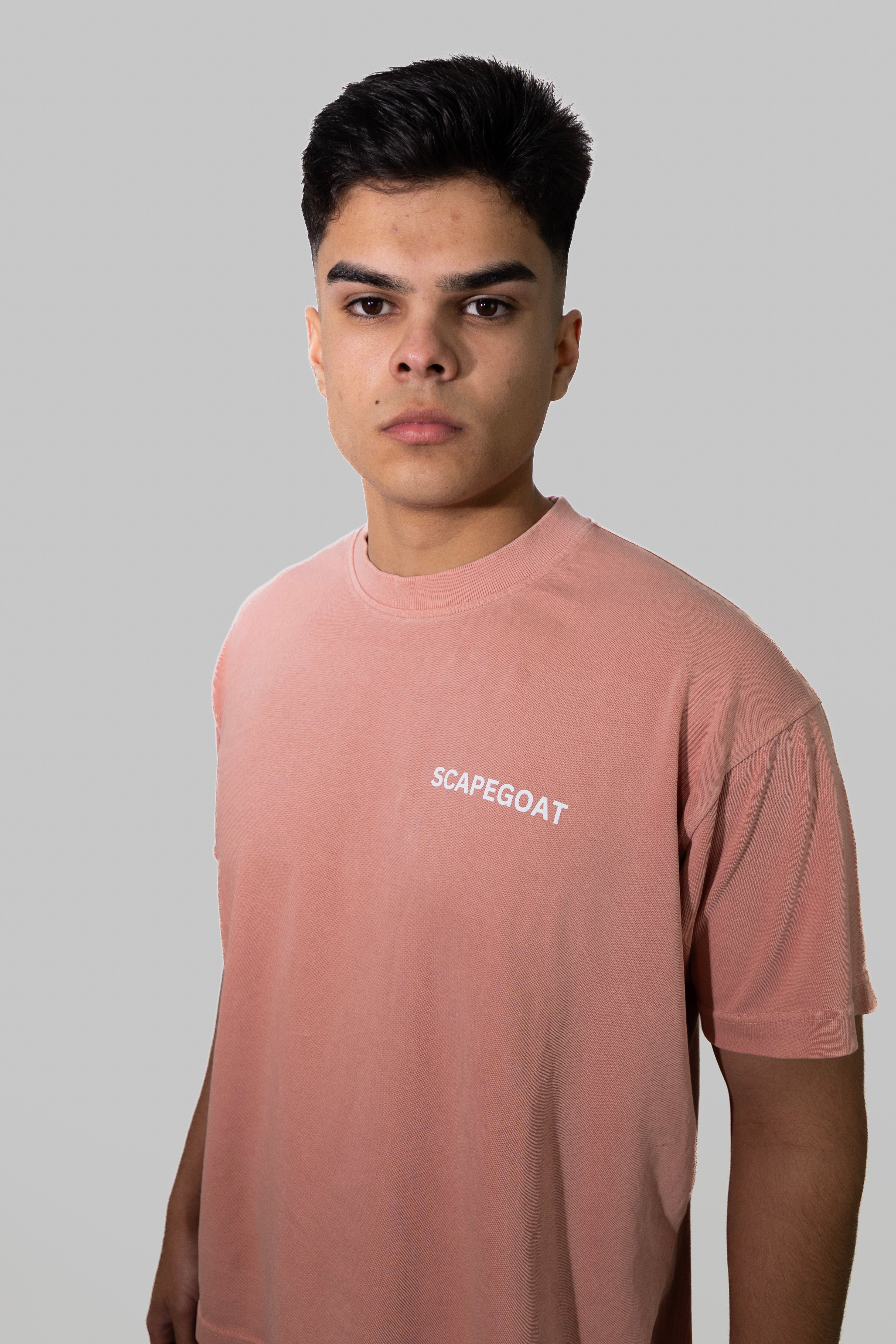 SCAPEGOAT HEAVYWEIGHT PINK TEE