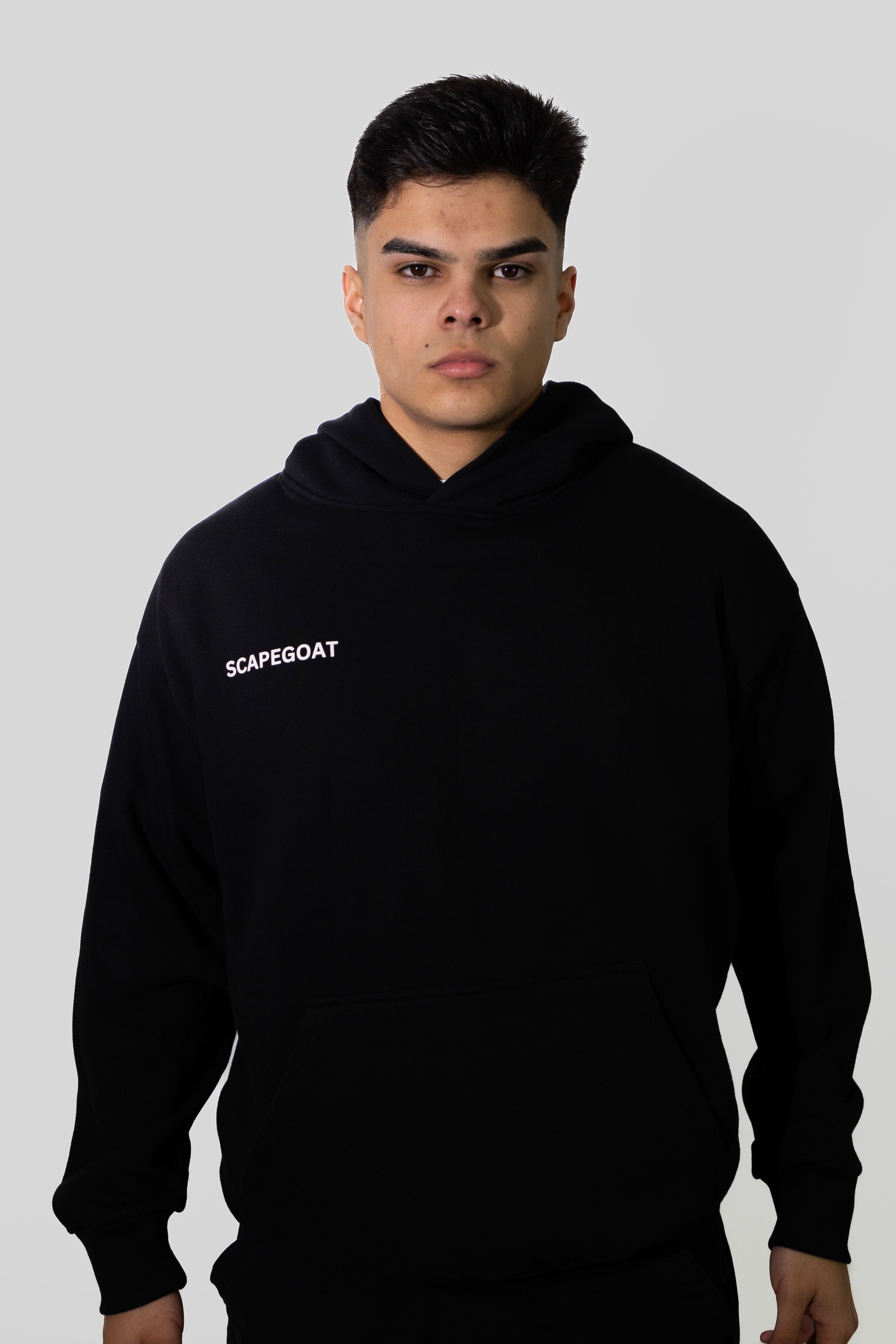 SCAPEGOAT AZAZEL HOODIE MIDNIGHT BLACK