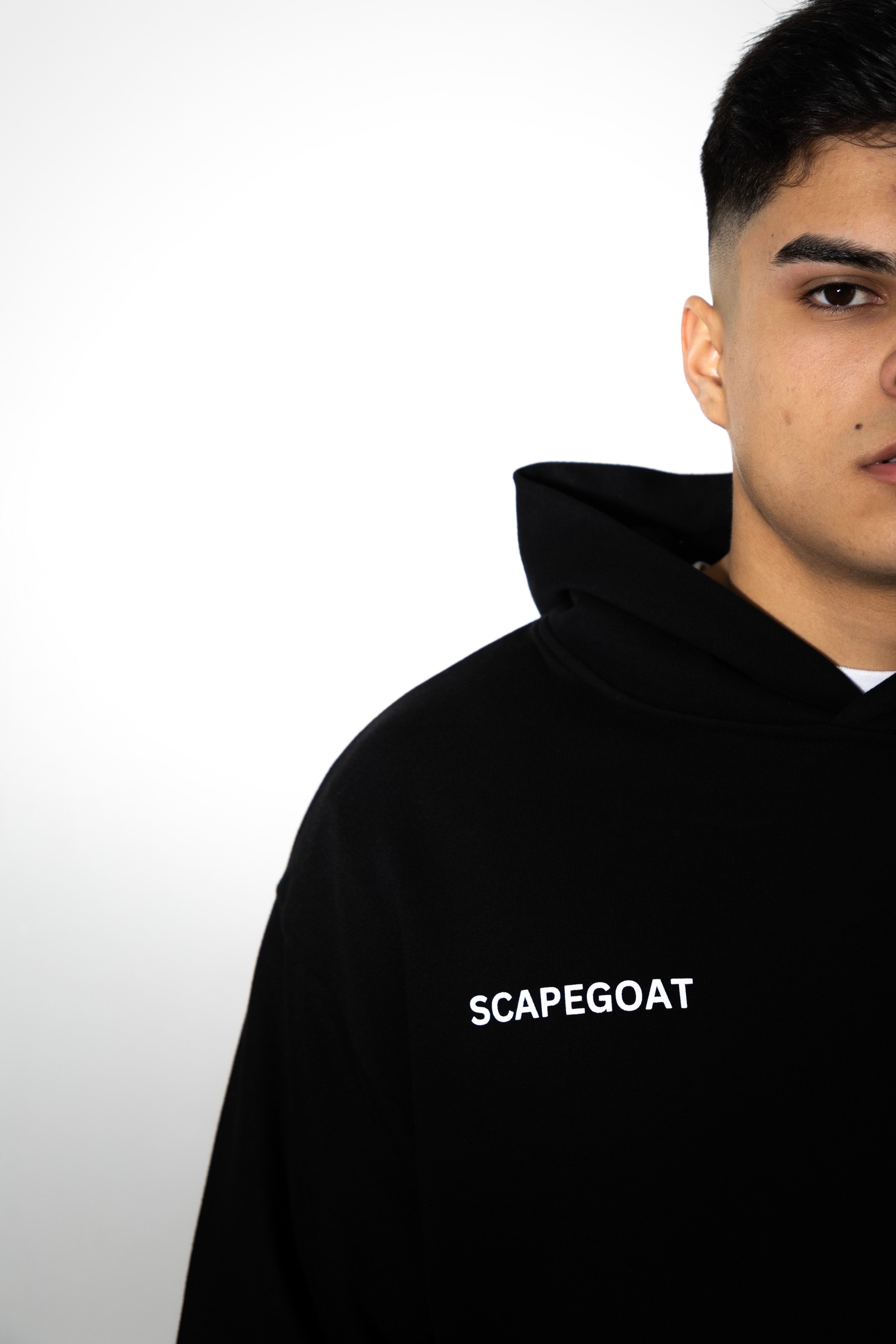 SCAPEGOAT AZAZEL HOODIE MIDNIGHT BLACK