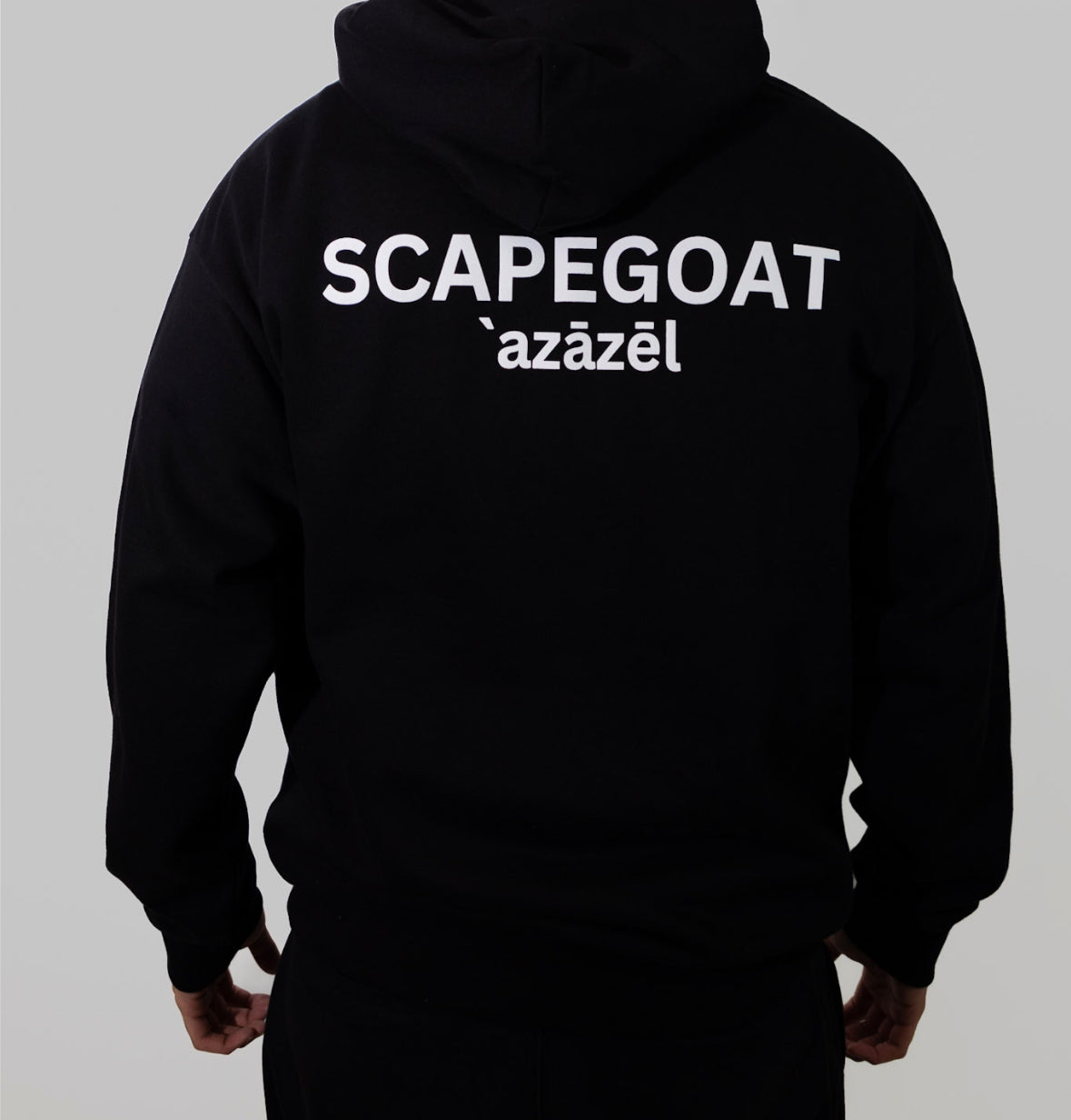 SCAPEGOAT AZAZEL HOODIE MIDNIGHT BLACK